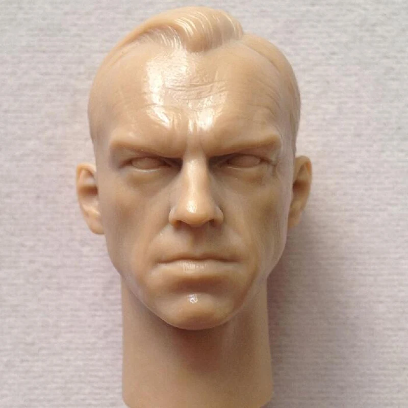 Бесцветная красная голова Хьюго из тканого черепа в масштабе 1/6 Неокрашенная