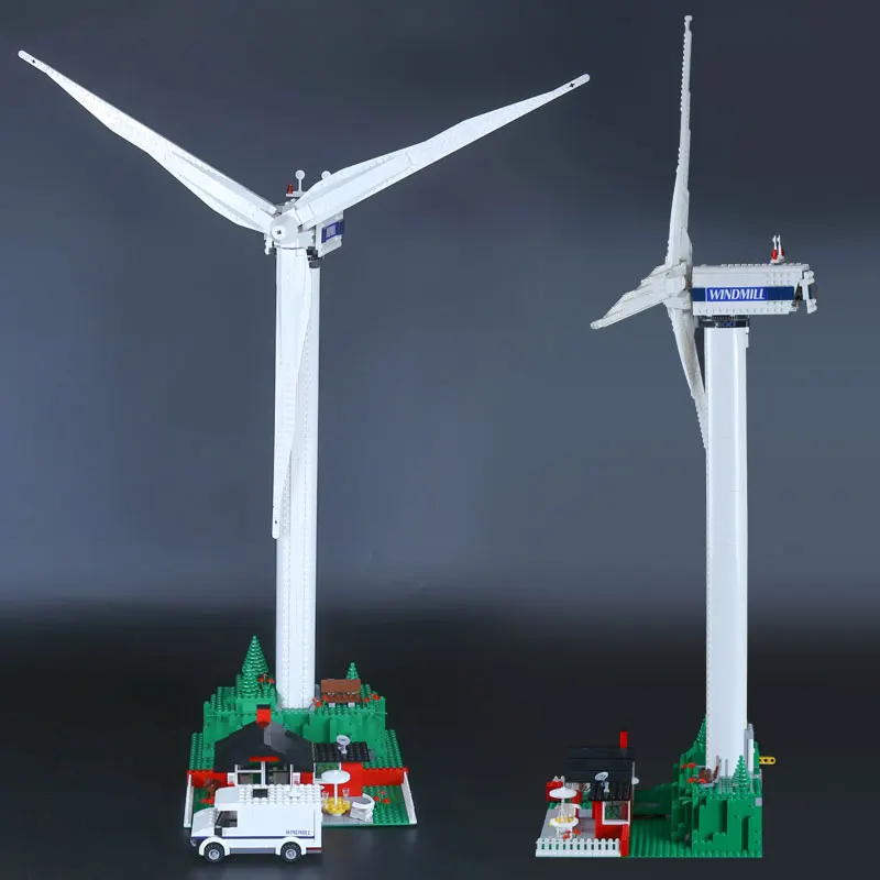 Креативная серия Vestas ветряная турбина набор детей Обучающие строительные блоки