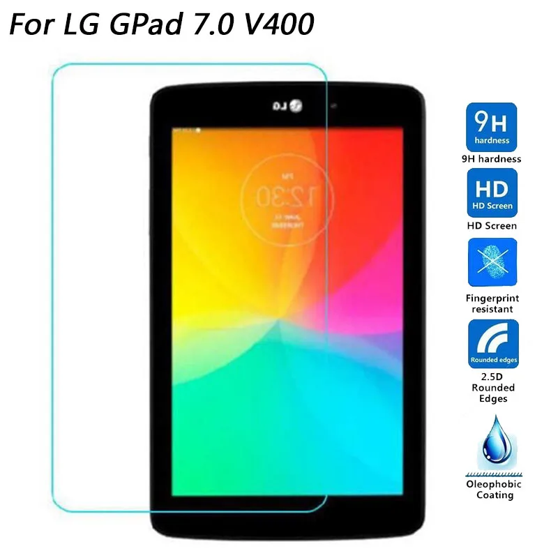 Закаленное стекло для LG G Pad PAD3 10 1X760/Pad4 8 0 V480 V490/GPad 7 V400/PadF V495 Защитная пленка экрана |