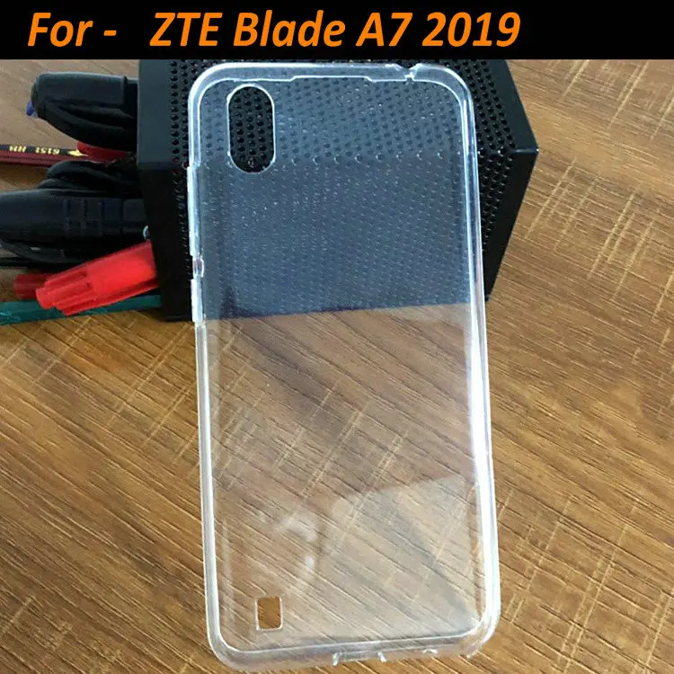 Tikigogo High Grade Quality Case For ZTE Blade A7 2019 Transparent Soft Silicon TPU Silicone Back Cover |