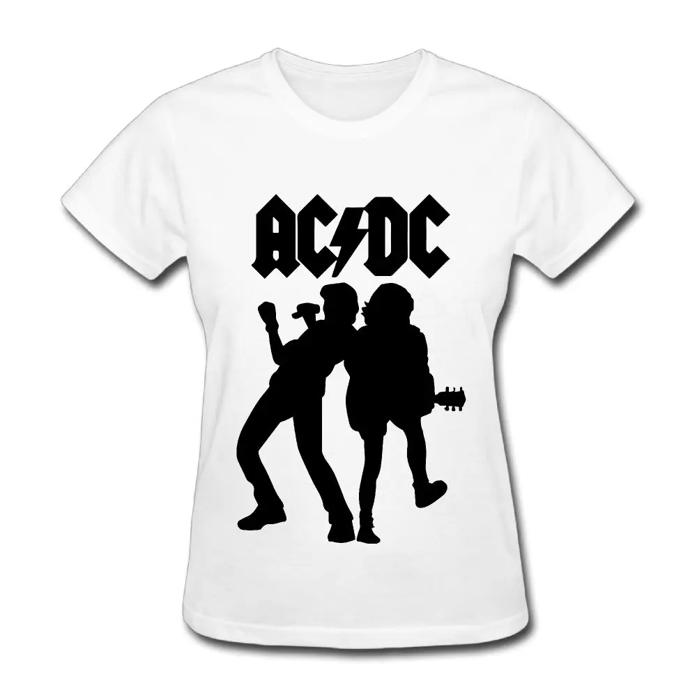SAMCUSTOM Новинка 3D печать acdc футболки для женщин Harajuku Забавный продукт повседневные