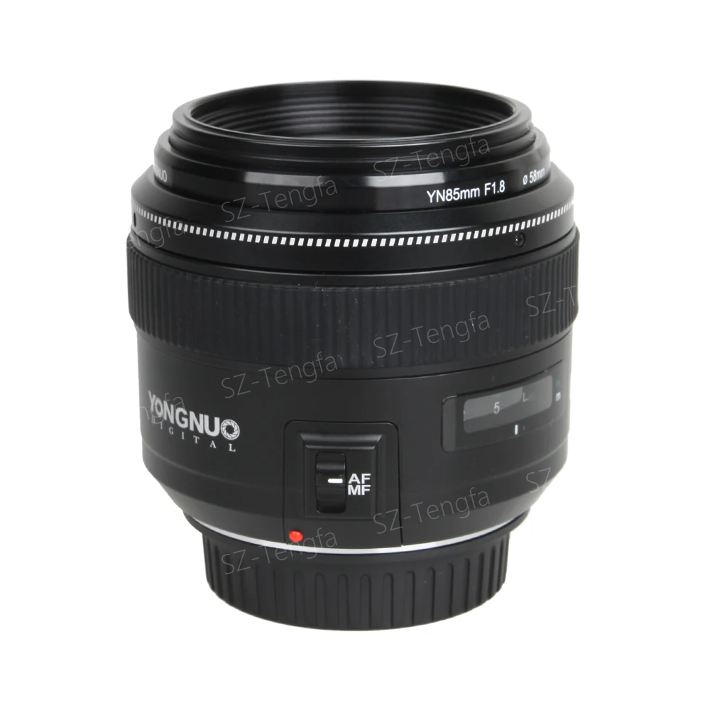 YONGNUO YN85mm f1.8 AF/MF Стандартный Средний телеобъектив с фиксированным фокусным