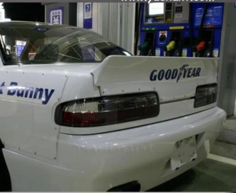 Спойлер Belakang Bebek задний спойлер крыло untuk FRP S13 PS13 Silvia Rocket Bunny Gaya Serat Kaca | Автомобили и
