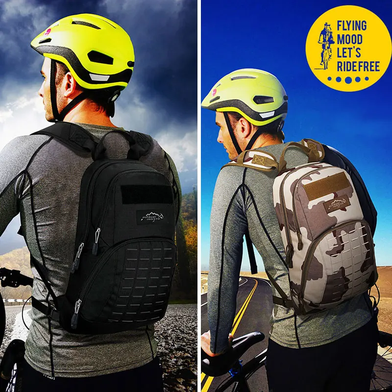 Military Army Backpack Camping Riding Travel Bag Rucksack Molle Tactical Bags Hiking Cycling Outdoor Sports Nylon Bolsa XA506WA | Спорт и