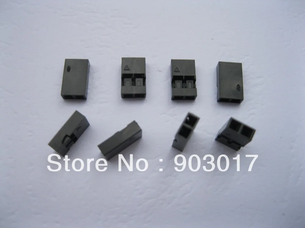 2000 шт соединительный провод женский корпус 2 контактный разъем шаг 0 мм черный