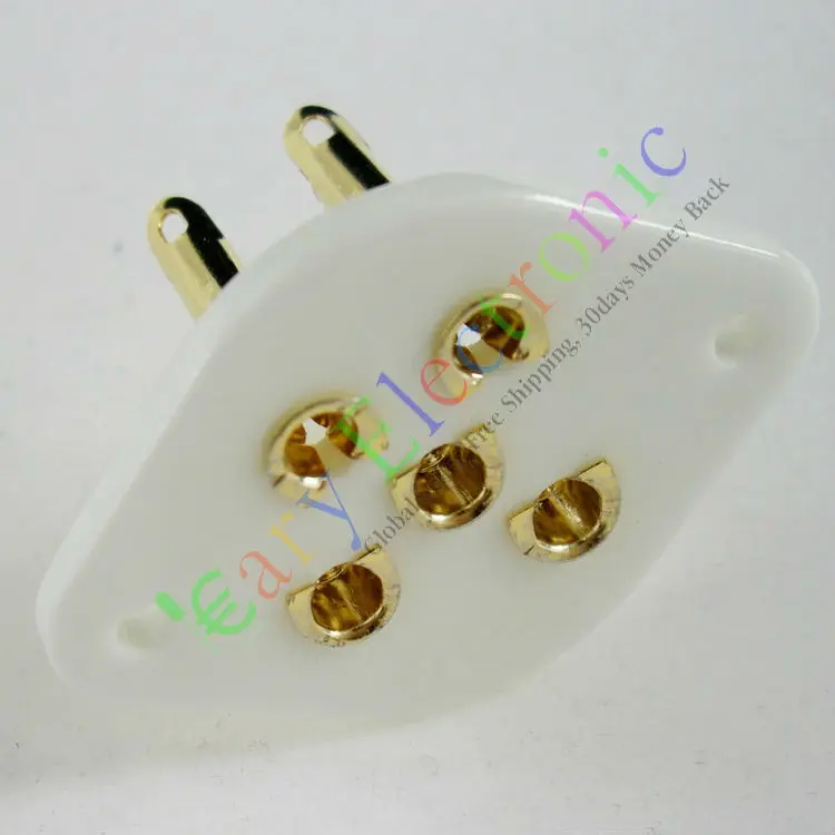 Оптовая и розничная продажа 8 шт. 5 контактов Золотая Керамическая вакуумная