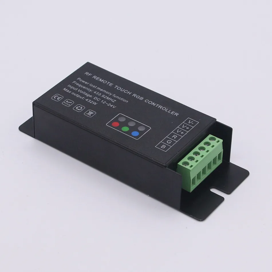 BEILAI AC/DC 12 24V 18A сенсорный светодиодный RGB Управление RF Беспроводной дистанционного