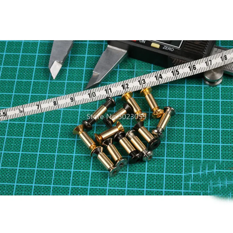 2 шт. M4 DIY ручка для ножей крепежная заклепка винт внутренняя шестиугольная