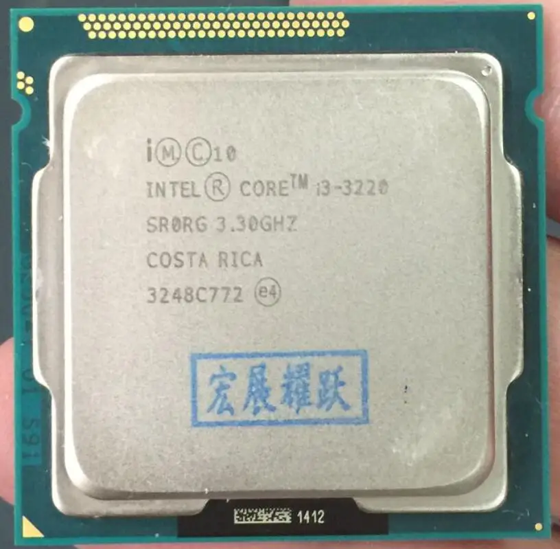 Процессор Intel Core i3-3220 i3 3220(3 м кэш, 3,30 ГГц) Двухъядерный процессор LGA1155