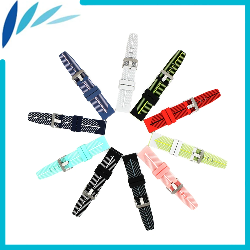 

Silicone Rubber Watch Band 22mm for Epos Quick Release Resin Strap Wrist Loop Belt Bracelet Black Blue Green Red + Spring Bar