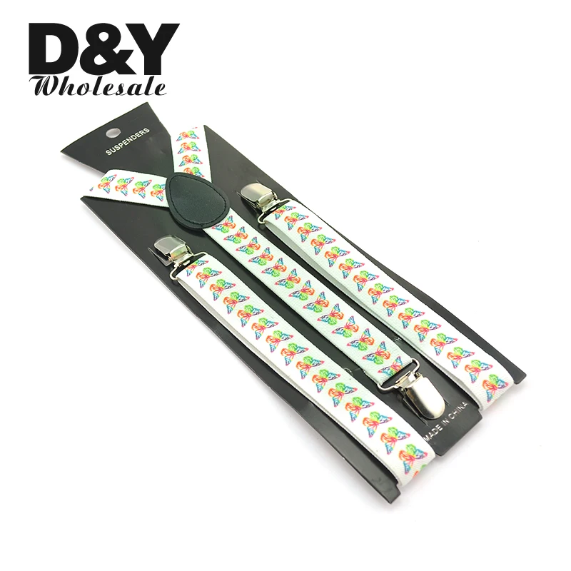 Подтяжки регулируемые эластичные с Y образной застежкой для мужчин и женщин