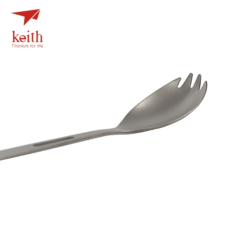 Keith Titanium Spork с вилкой бутылка наконечником открывалка для кемпинга дорожные