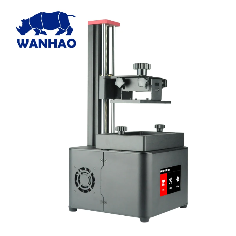2019 New Wanhao D7 PLUS 3D Printer DLP SLA Duplicator D7 PLUS 3D Machine LCD Touch Screen 250ml UV Resin & FEP Film For Free