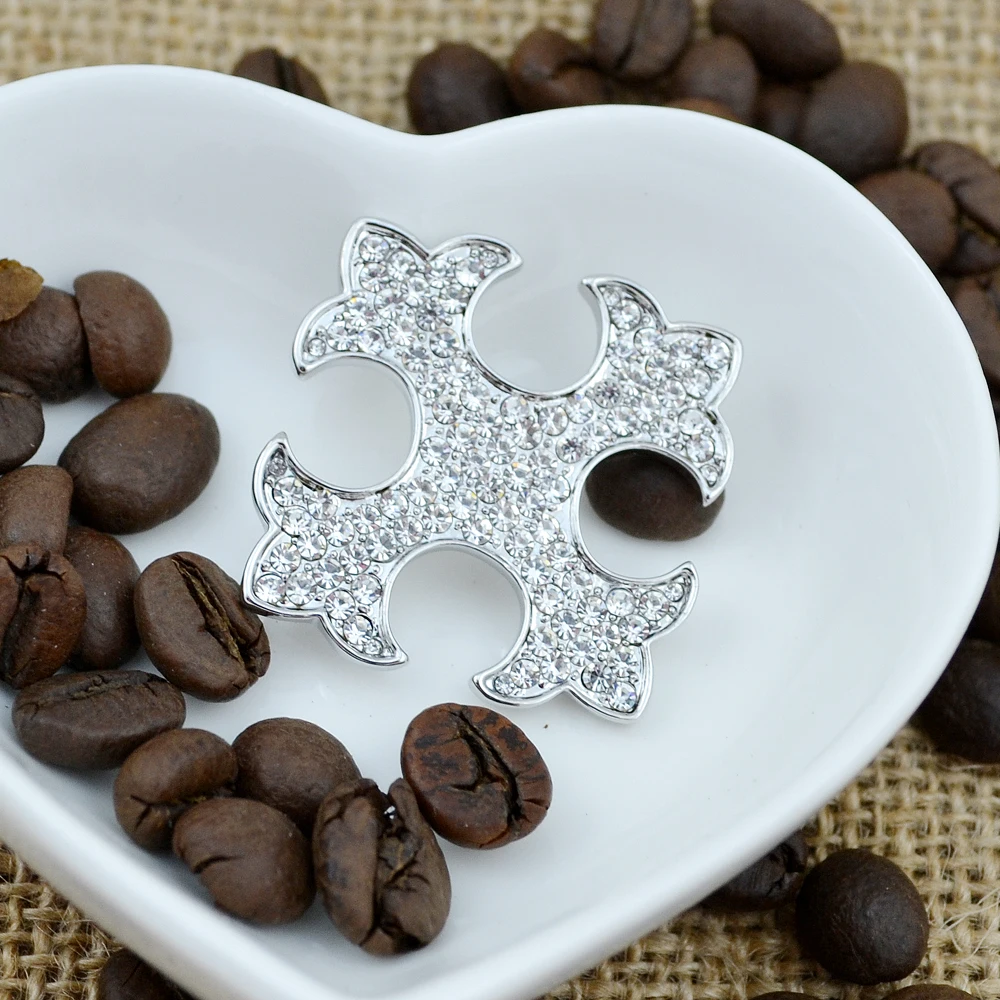 Zhen томоми простой властная крест Стразы шарф пряжки корсаж брошь Шпильки на день