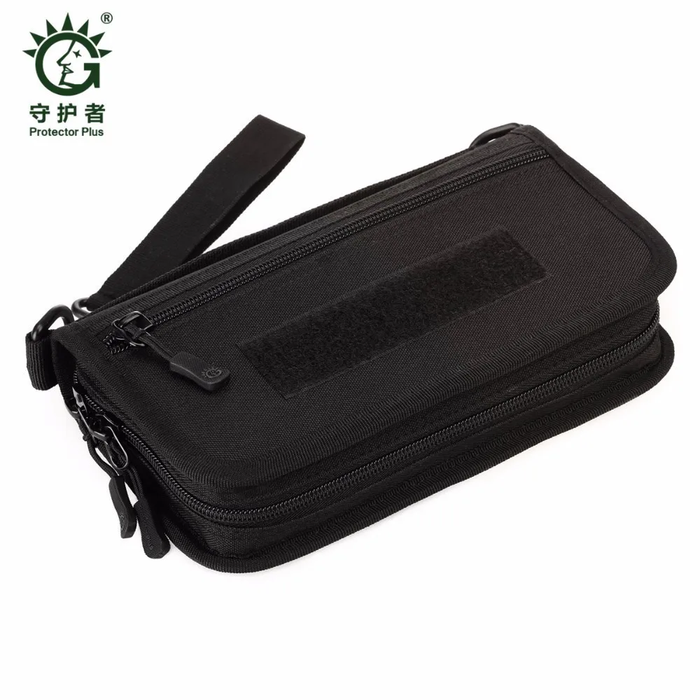 Black Открытый EDC 6 дюймов мобильный телефон Ручная Сумка Molle мини Тактические Военные Спортивные Путешествия армии вентиляторы кошелек сумка охотничьи сумки - Цвет: Black