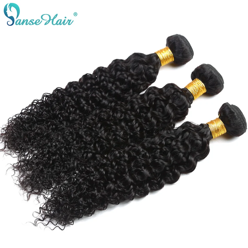 Kinky Curly Panse волосы вьетнамские 4 пучка s в партии не Реми человеческие ткачество