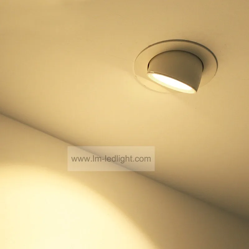 Dimmable led утопленное освещение 20 Вт Bridgelux COB светильник iluminacion techo Бесплатная