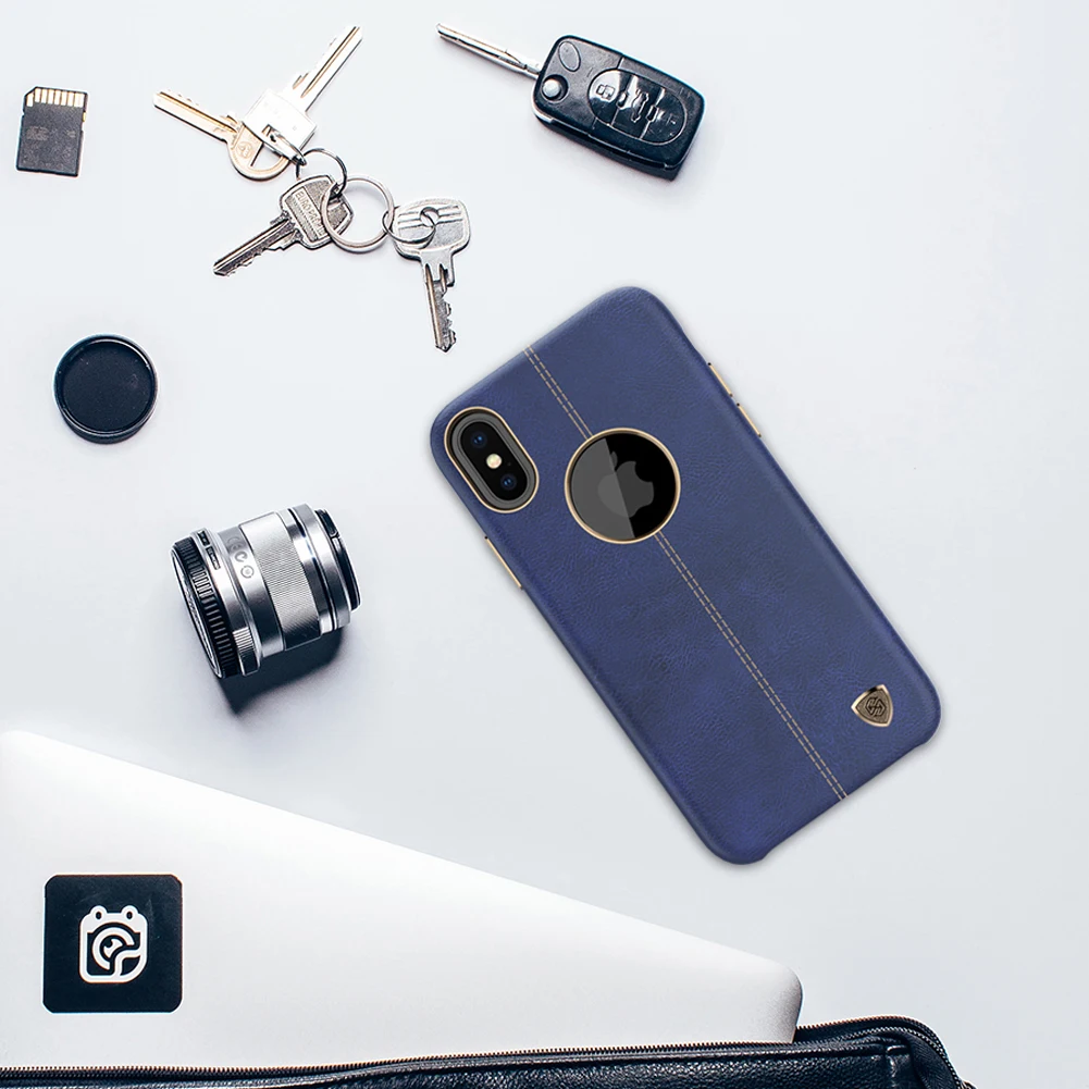 Для iPhone 6 Plus чехол для телефона серия Nillkin Englon чехол винтажный из искусственной кожи чехол для iPhone XR Xs Max Capa Fundas распродажа