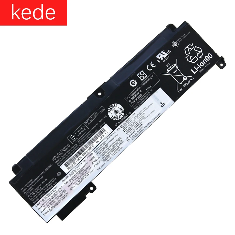 Аккумулятор для ноутбука lenovo ThinkPad T460s 01AV405 01AV407 SB10J79004 SB10F46463 00HW024 00HW025 11,1 V 24Wh 00HW038