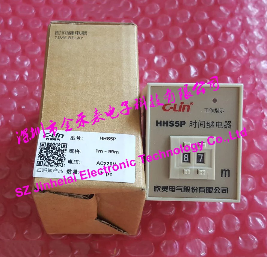 C Lin HHS5P новое и оригинальное Цифровое реле времени задержка электриения AC220V DC24V 9