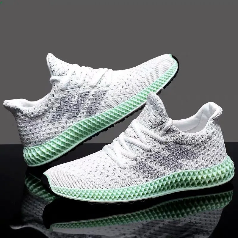 High Quality Men's Casual Shoes Summer Hollow Breathable Round Toe Mens Casual Sneakers Tide Wild Casual Lace Up Shoes