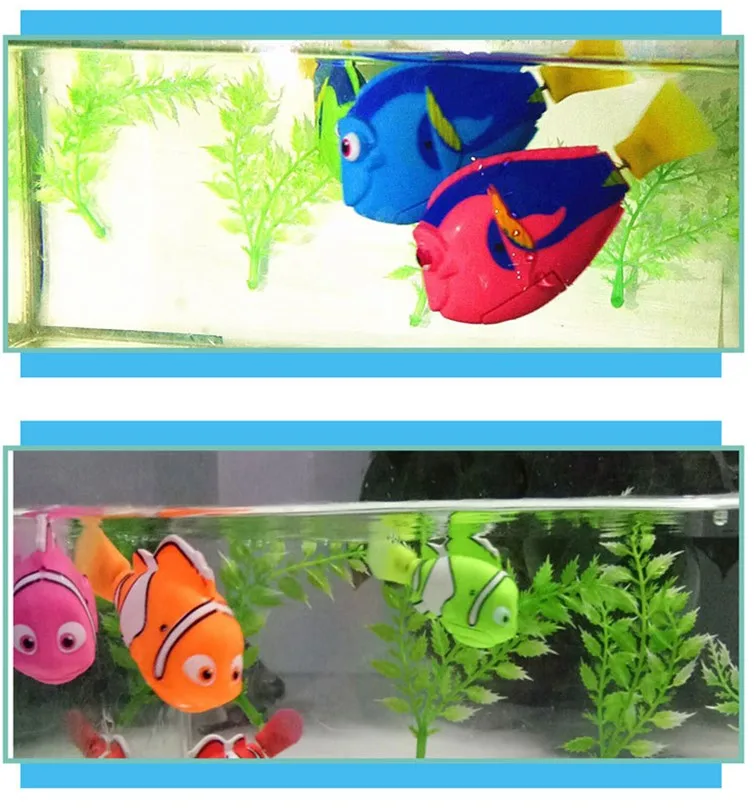 Flash swim ming электронные игрушки для купания для домашних животных, для детей, для ванной, с питанием от аккумулятора, для плавания, роботизированные для украшения аквариума