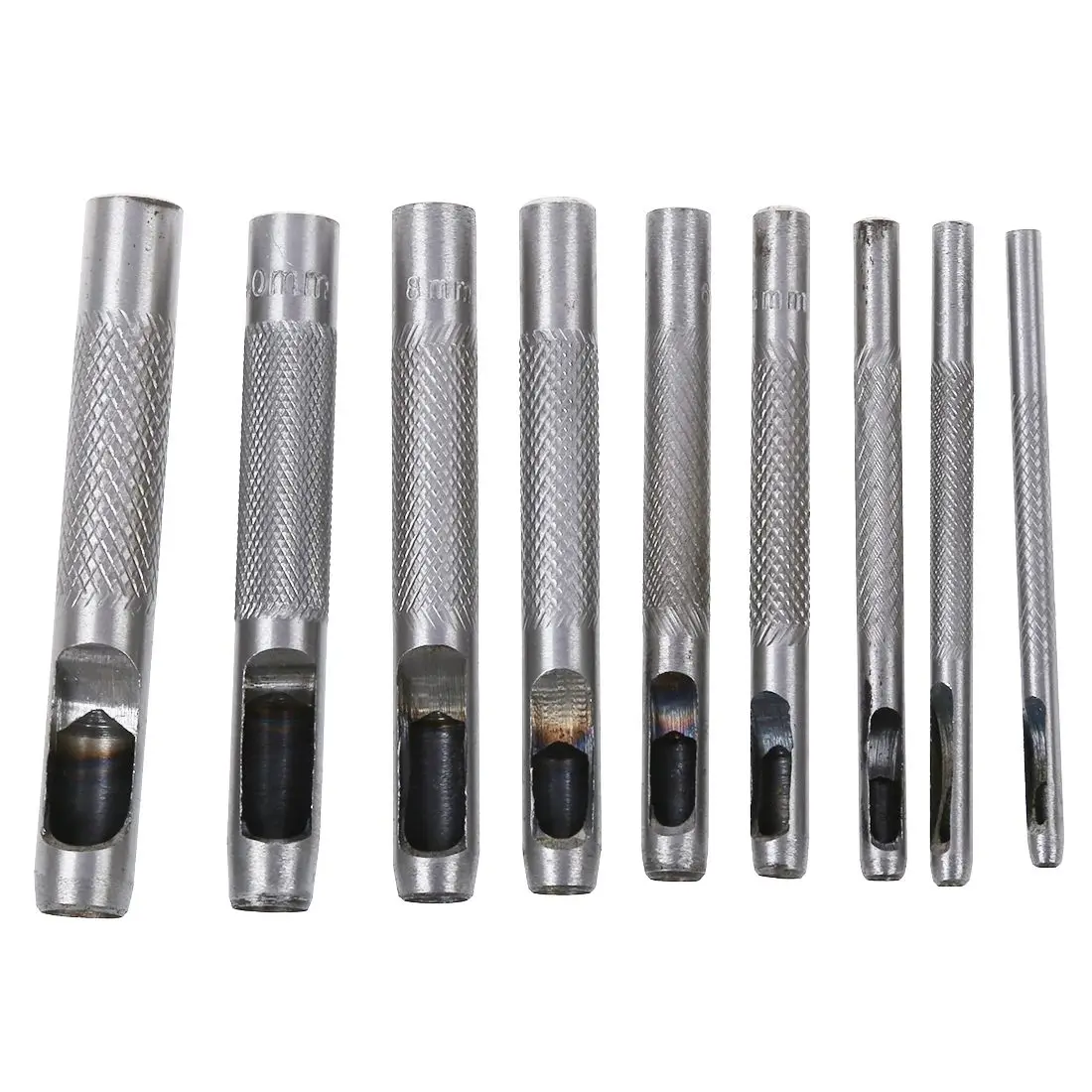 Кожаный ремень прокладка полые Дырокол/резак инструмент (9 штук)|Дыроколы| |