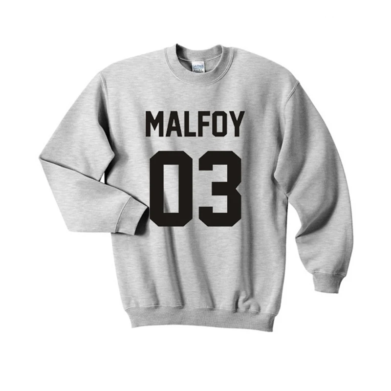 Драко Малфой 03 Мода Hipster Crewneck Толстовка Унисекс более Цвета S-2XL 2018 Зимние флисовые