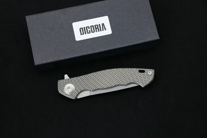 Складной нож DICORIA ZT0452 карманный клинок из титанового сплава лезвие D2 TC4 для