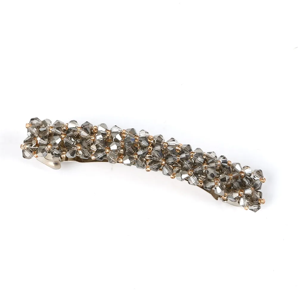 7 Colors Women Crystal Rhinestone Pearl Hairpins Girls Barrettes Hair Clip Clamp Jewelry Styling Tools Fashion Accessories |