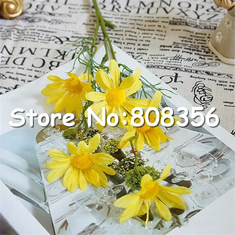 Поддельные один стебель Весна искусственные Хризантемы цветы хризантемы Дейзи