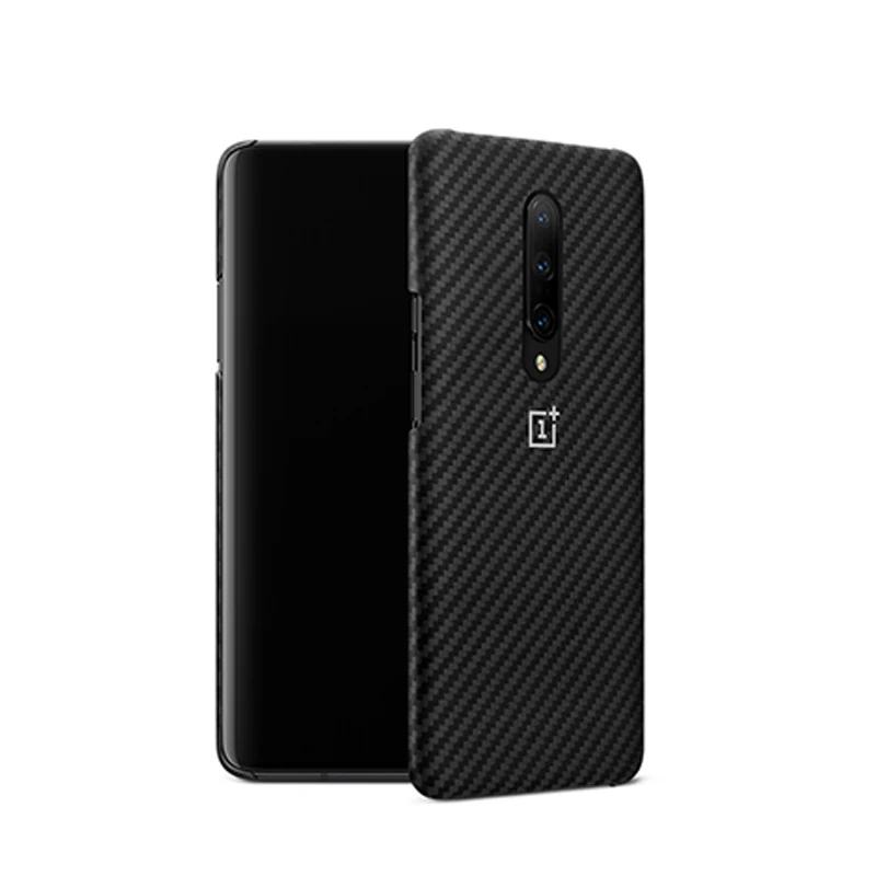 Оригинальный чехол OnePlus 7Pro Karbon материал арамидное волокно PC полукруглая задняя
