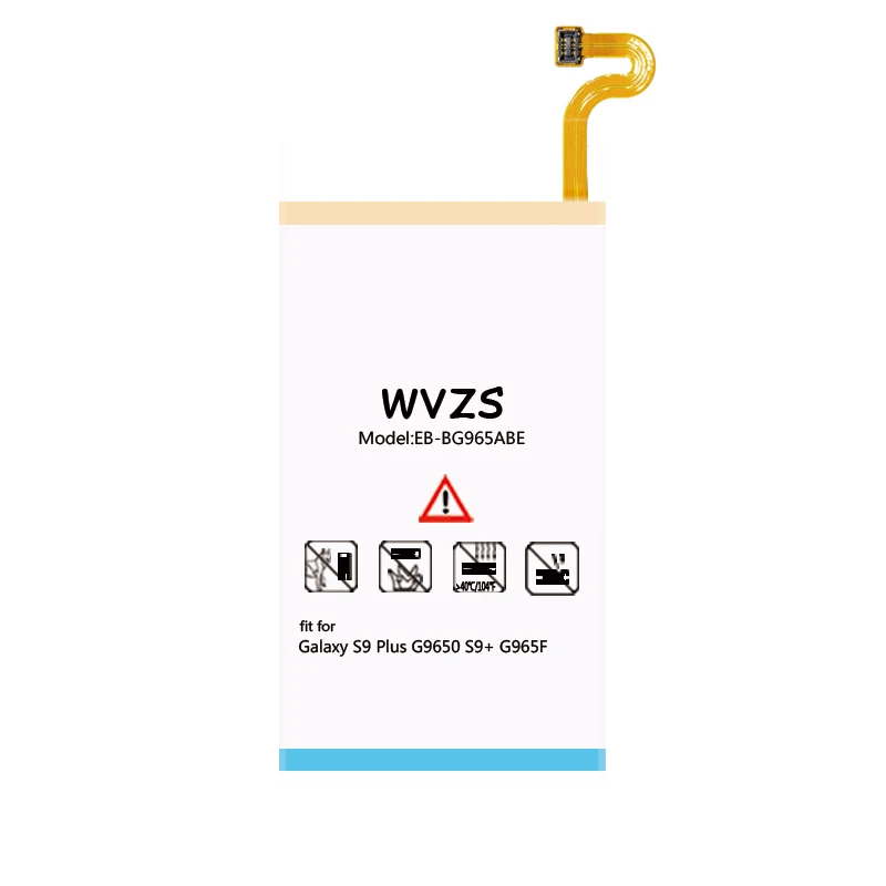 Wvzs 4100 мАч литий-полимерный аккумулятор EB-BG965ABE для samsung GALAXY S9 Plus G9650 + G965F Сменные