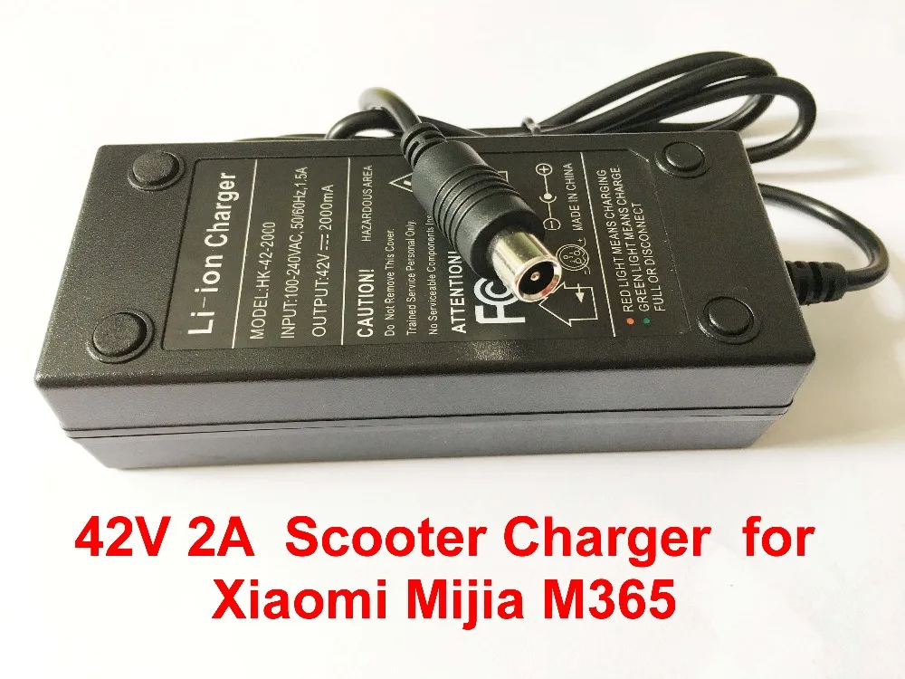 10 шт. зарядное устройство для электрического скутера 42 в 2 а адаптер Xiaomi Mijia M365 Ninebot