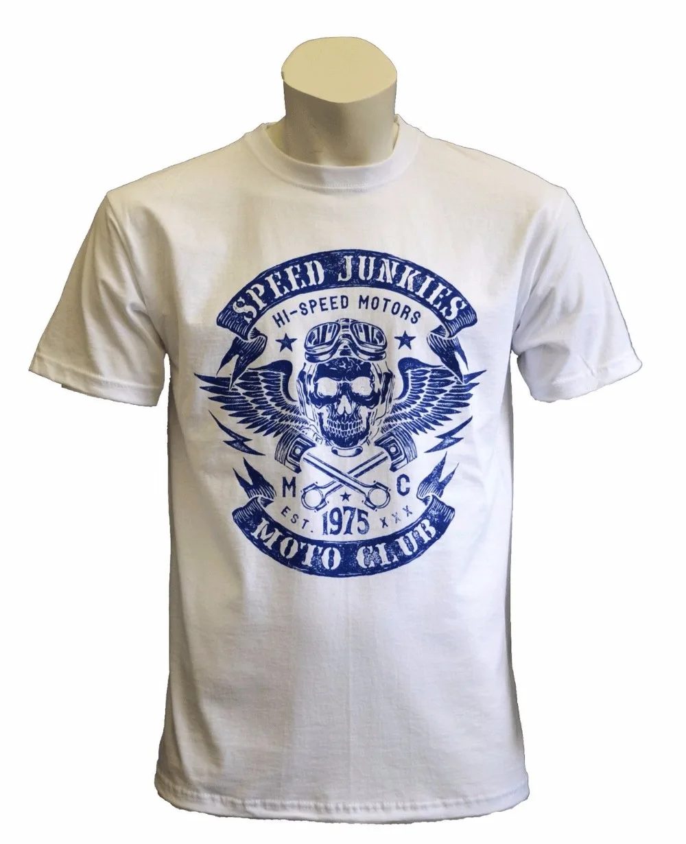 Pop Cotton Man 100% Printed Fitness T-Shirt Hot Rod Neu Outlaw Biker V8 Tattoo Pin Up Rockabilly Vintage funny Tee Shirts | Мужская