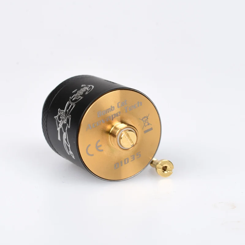 Оригинальный Acevape Tech Bomb Cat mesh RDA емкость двойная катушка 24 мм с 16 боковыми