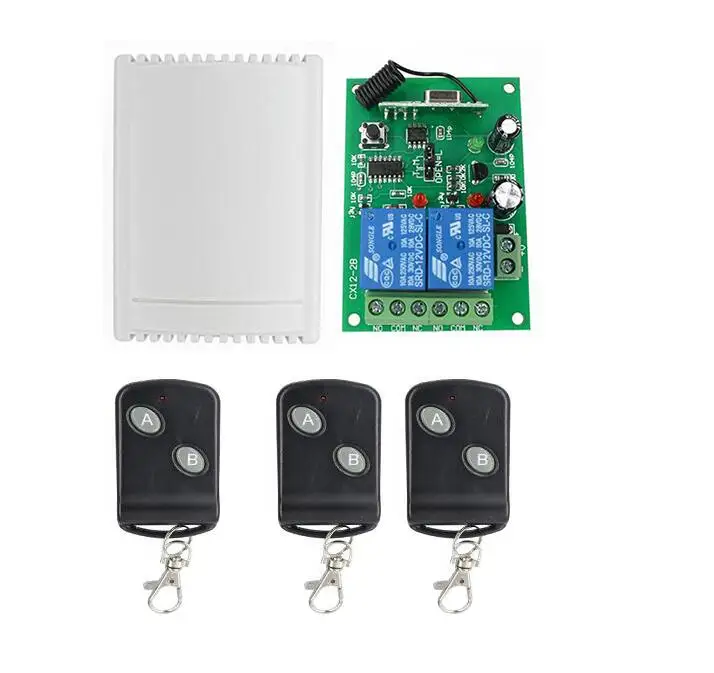 Универсальный светодиодный Переключатель DC12V 2 CH 2CH RF беспроводной переключатель