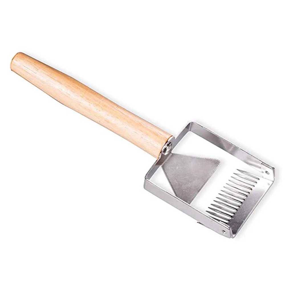 Многоцелевая нержавеющая сталь Uncapping вилка для меда скребка мед Лопата рамка в