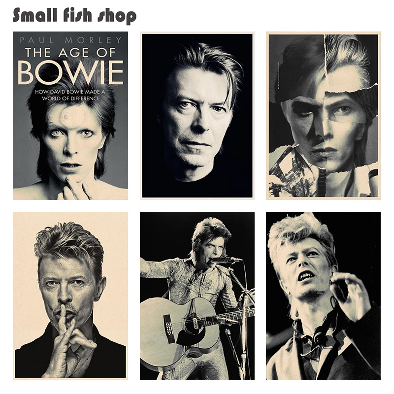 Декоративное украшение для дома david bowie плакат из крафт фильма наклейки на стену с