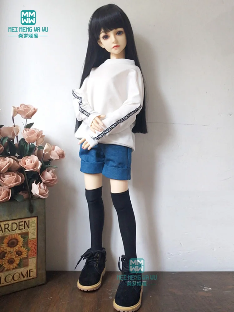 Одежда для куклы BJD подходит 1/3 SD кукла отдыха свитшот с капюшоном джинсовые