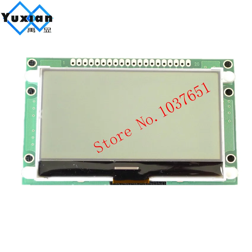1шт COG 12864 ЖК-дисплей 5 в последовательный SPI ST7565P LG12864U большой VA: 70*37 мм промышленный ЖК-дисплей с широкой температурой