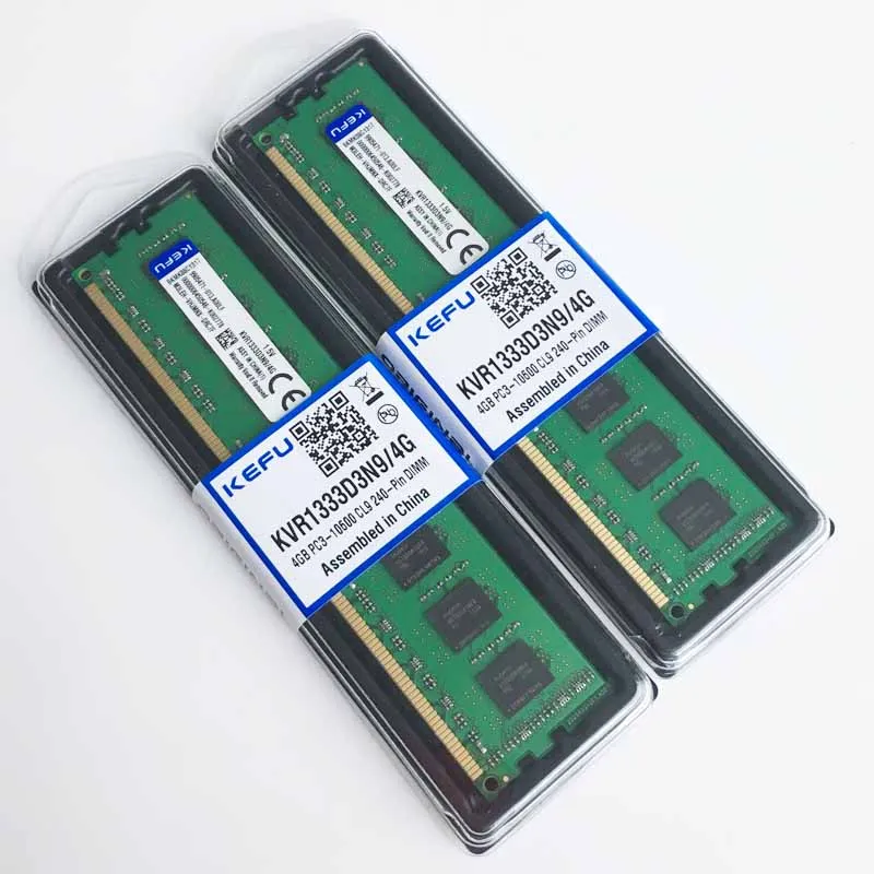 Новые 8 ГБ 2X4 DDR3 PC3-10600 1333 мГц настольных памяти для AMD Intel Desktop оперативной г |