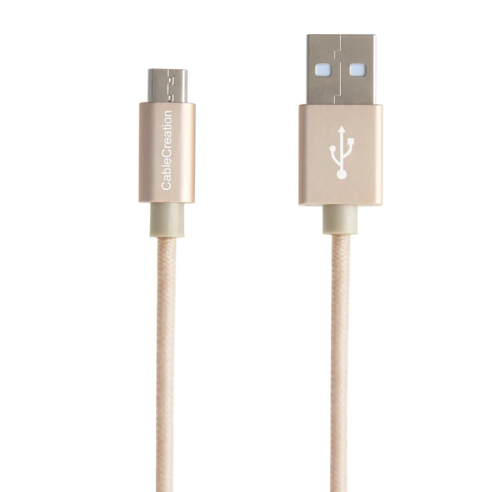 Кабель USB 2 0 к Micro кабель высокоскоростной тройной экранированный плетеный для