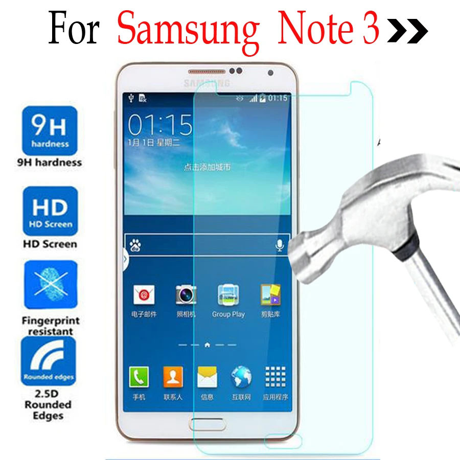 Защитная пленка для Samsung Galaxy Note 3 из закаленного стекла на N9000 N9005 Note3 Neo | Мобильные