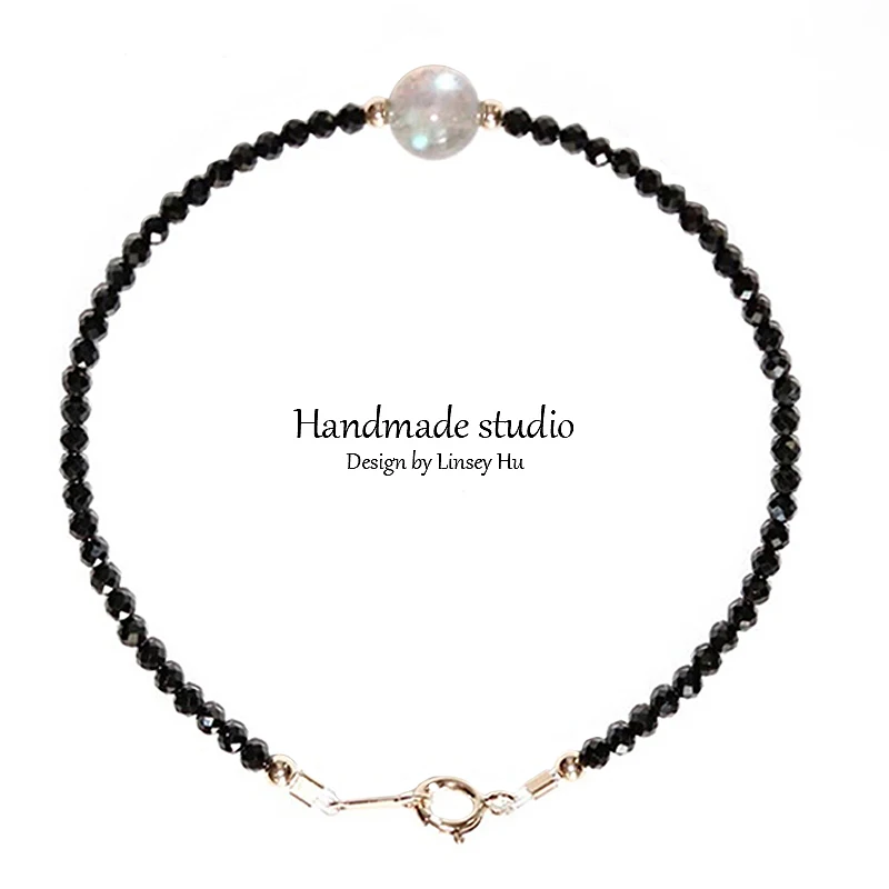 CCijiNG женские браслеты натуральный розовый клубничный кварцевый камень с