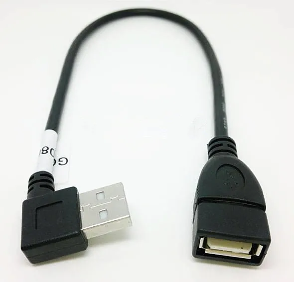 90 градусов правый локоть от мужчины до женщины Удлинитель USB 2 0 A мужской