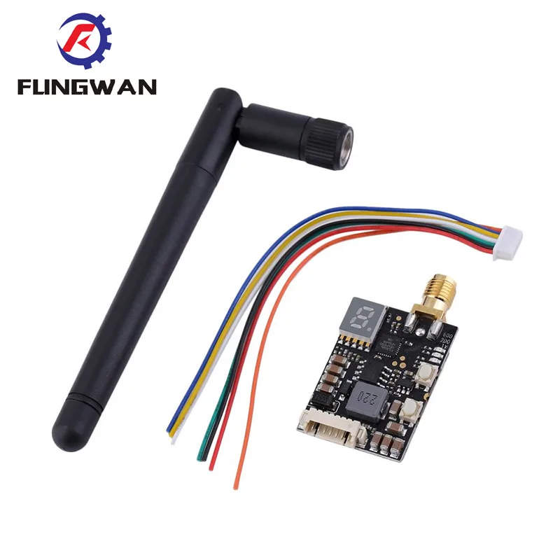 Переключаемый передатчик FPV EWRF E708TM3 5 8G 48CH 25mW 200mW 600mW для PWM OSD|Детали и аксессуары| |