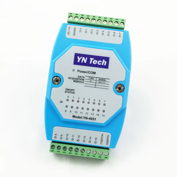 

Цифровой входной модуль YN4051, модуль коммутационного модуля MODBUS, изоляция 16 DI RS485
