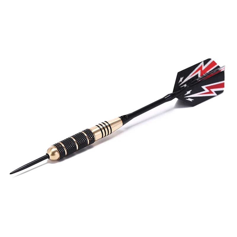 

Professional Competition 1 Box (6 Pcs) Metal Steel Tip Hard Tip Needle Darts Set For Indoor Sports Game With Grinding Stone