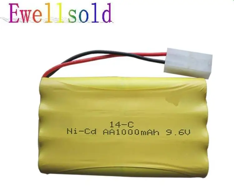 Ewellsold RC car truck boat tank 9.6v 1000mAh Ni-CD rechargeable battery | Игрушки и хобби